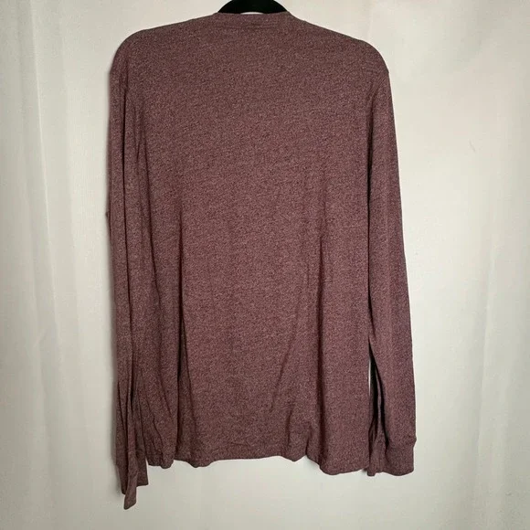 Dexter Morgan Kill Shirt American Apparel‎ Mens XL Burgundy Heather L/S Henley - Picture 4 of 4